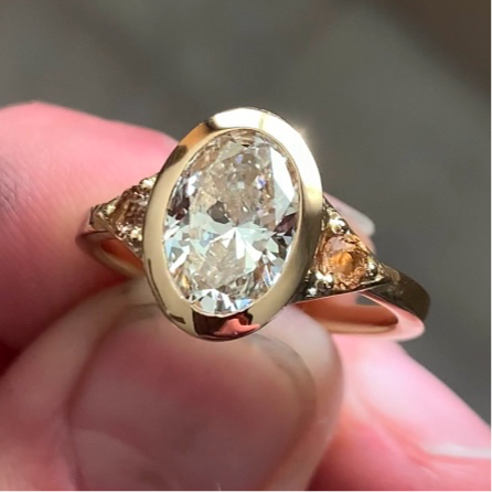 Kristoffer’s Oval Diamond Ring