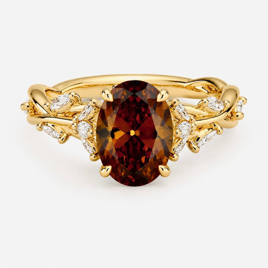 Tim Raue’s Custom Ring First Payment (70%) - 2.08 Carat Oval (IGI Certificate), 18k Yellow Gold, Size 52.5 EU