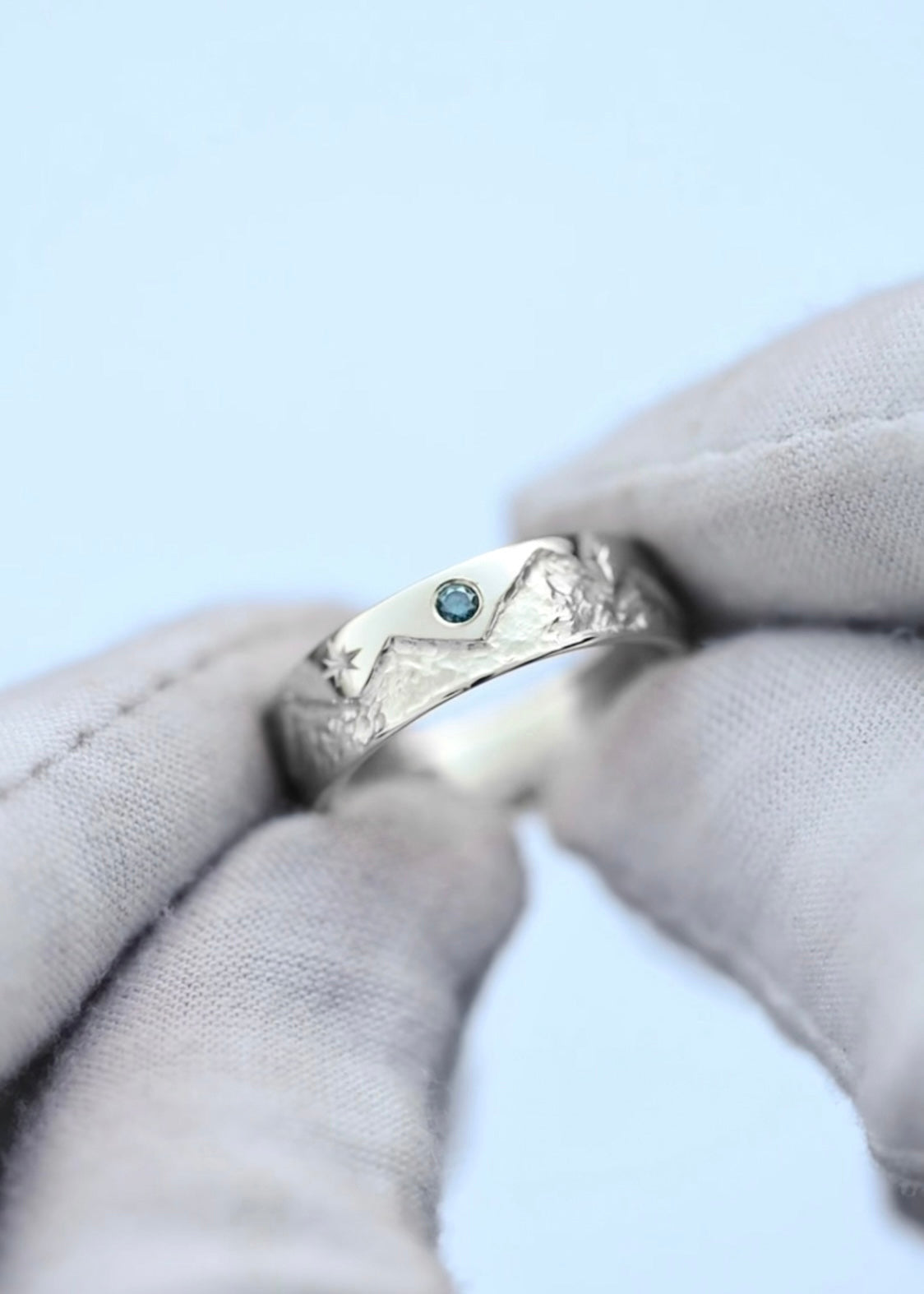 Felix’s Blue Diamond Mountain Ring